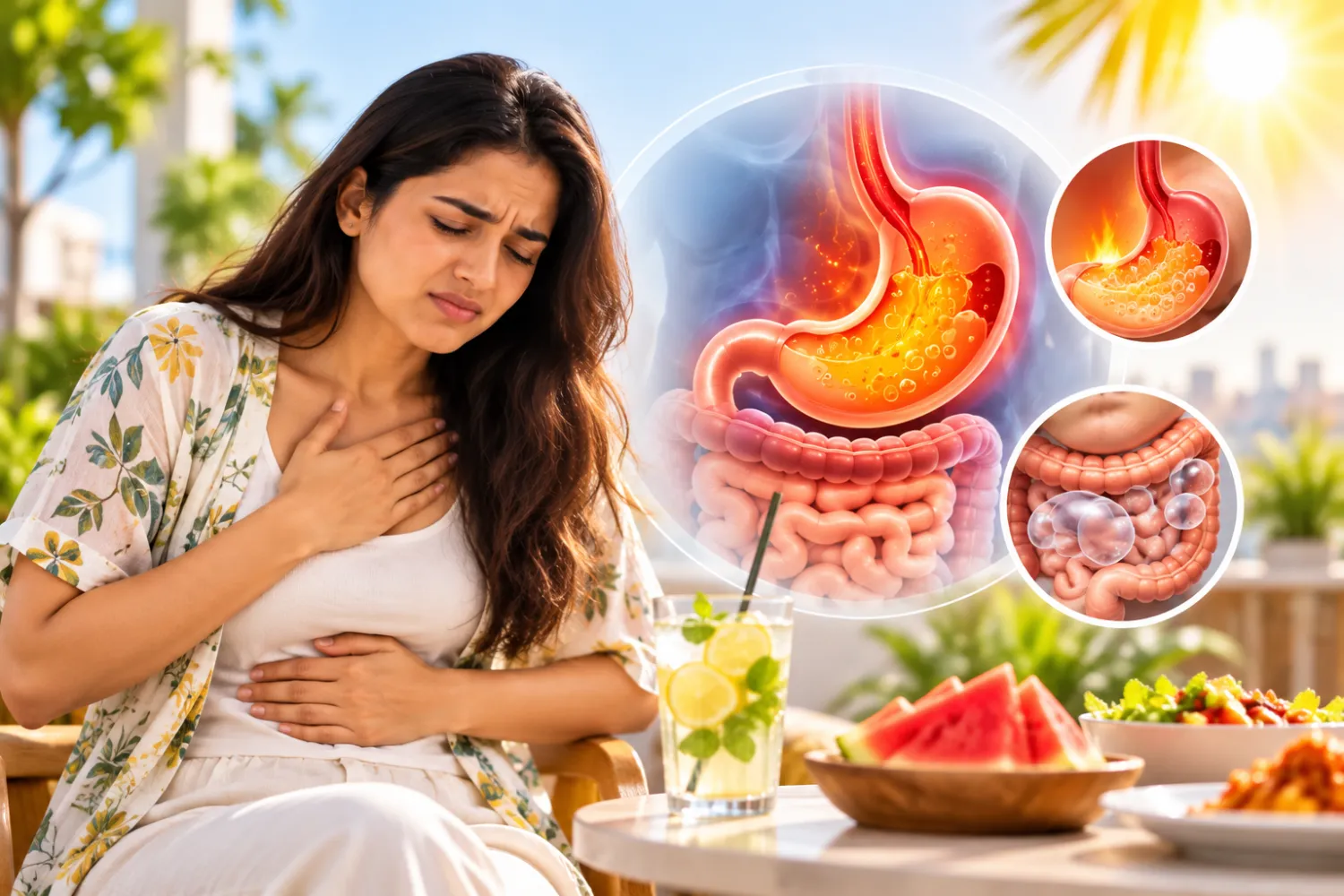 Acidity and Gas in Summers? Expert Advice by Faridabad’s Leading Gastroenterologist Dr. R.C. Soni - Blog Image