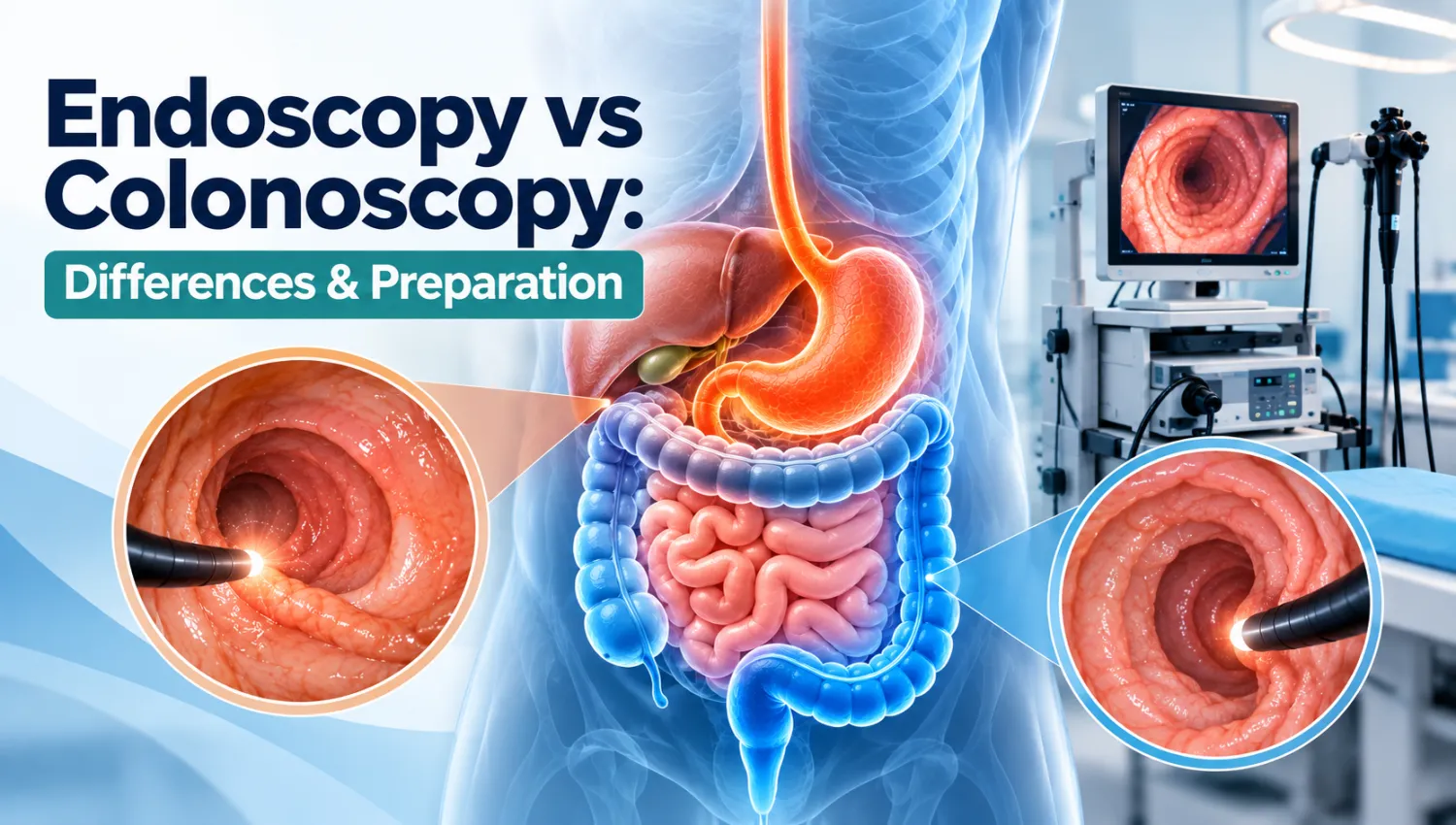 Endoscopy vs. Colonoscopy: Which Test Examines What?